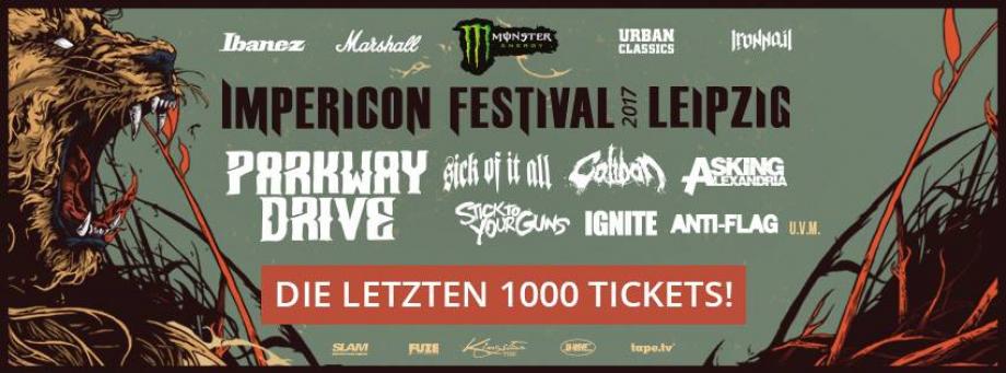 Headliner des Impericon 2017 in Leipzig Impericon 2017 in Leipzig