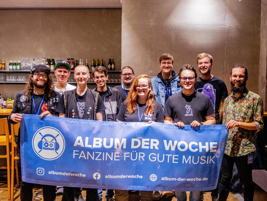 Das Team von Album der Woche 2022 AdW Team 2022