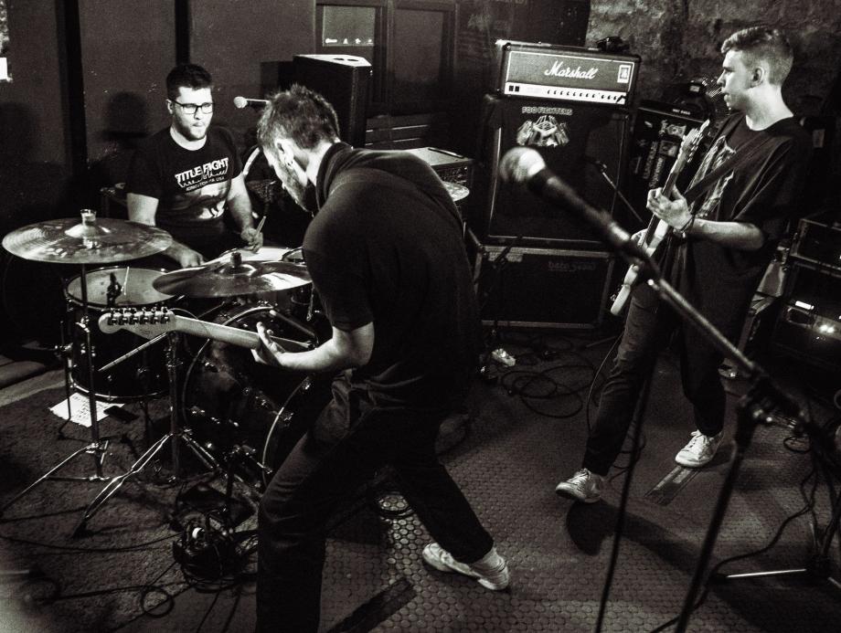 Frachter Die Band Frachter während eines Konzertes