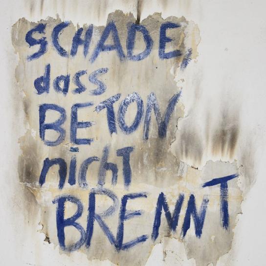 Goodbye Old Me Schade dass Beton nicht brennt Cover